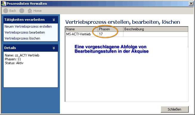 Screen Prozesslistenbearbeitung